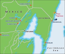  - Costa Maya Port Map